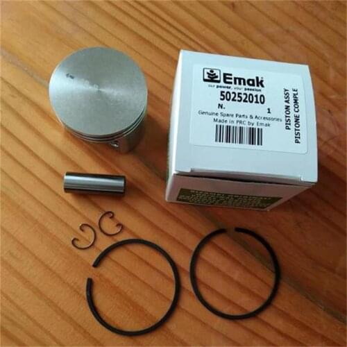 GS650 GENUINE PISTON KIT FOR OLEO-MAC GS651 EFCO MT6500 63.4CC CHAINSAWS CYLINDER RINGS PIN CLIPS ASSEMBLY EMAK 50252010