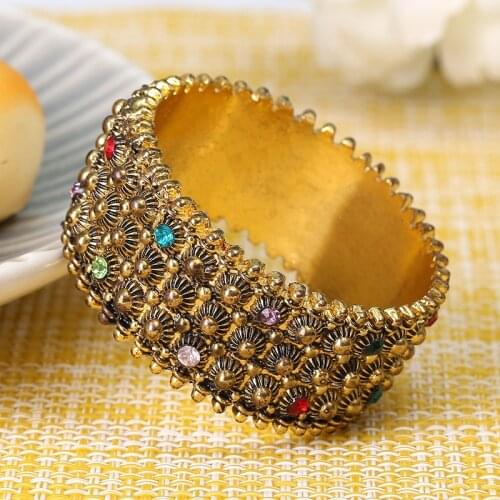 10pcs/lot Hotel model room napkin ring high-end wedding retro metal napkin buckle napkin ring soft table accessories