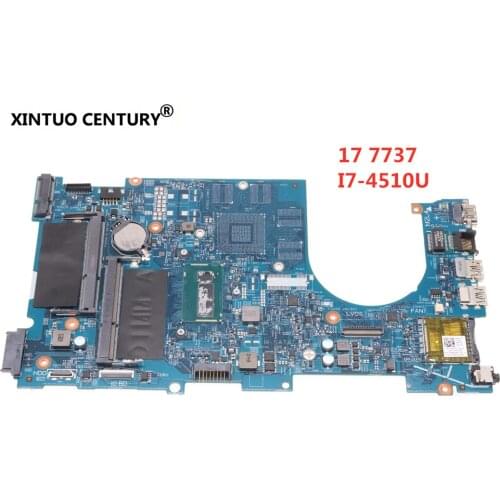 Laptop motherboard DOH70 12309-1 For DELL Inspiron 17 7737 I7-4510U Notebook Mainboard CN-0NC2TM 0NC2TM SR1EB