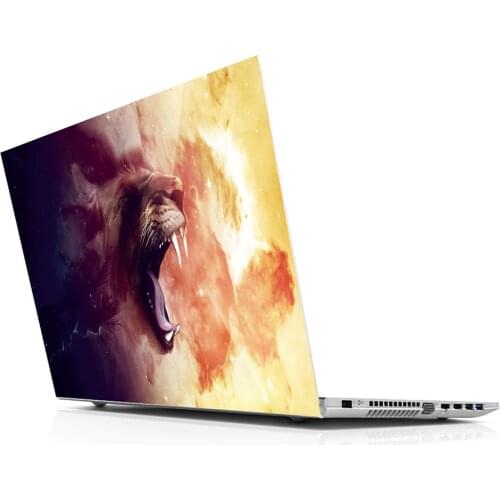 Sticker Master Lion Scream universal laptop skin for 13 14 15 15.6 16 17 19 "inc notebook decal for Mac, dell, Acer, HP, Toshiba, Asus