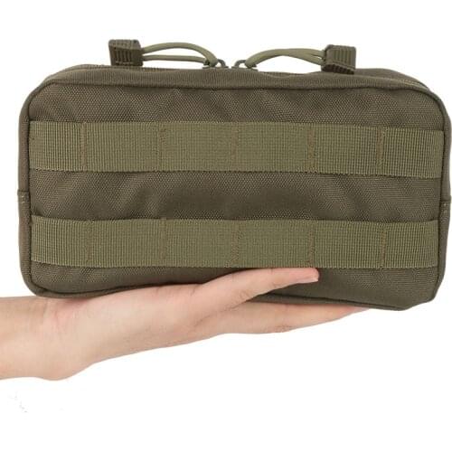 Outdoor 600D Nylon Military Pouch Tactical Tool Drop Bag Vest Sundries Camera Magazine Storage Bag Outdoor Traveling Bags