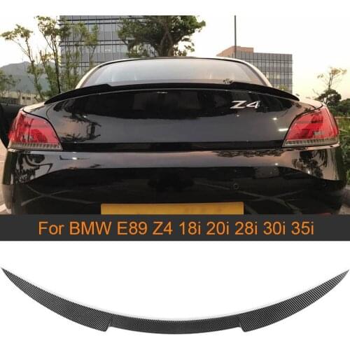 Carbon Fiber Rear Trunk Spoiler Wing for BMW Z4 E89 18i 20i 28i 30i 35i 2009 - 2015 Car Rear Trunk Boot Lip Wing Spoiler FRP
