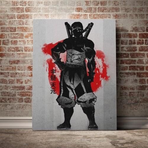Uzui Tengen Demon Slayer Poster Canvas Wall Art Decoration prints for living Kid Children room Home bedroom decor painting
