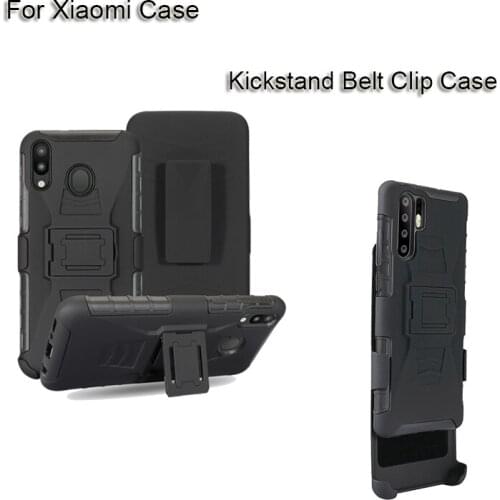 Luxury TPU+PC Heavy Duty Armour Belt Clip Phone Case For Xiaomi Mi CC9 pro Kickstand For Xiaomi Note 10 pro Hybrid Case Cover