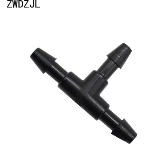 Garden hose 1/8" tee 3 way connector 3/5 hose connector barbed tee garden splitter water divider mist adapter 500pcs