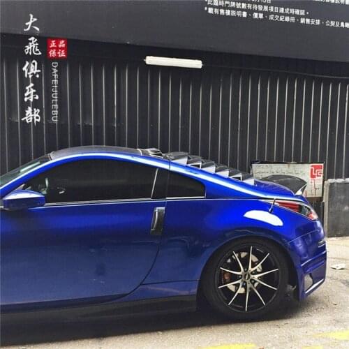 For Nissan 350Z Z33 high quality top Carbon Fiber rear boot Wing Spoiler Rear Roof Spoiler Wing Trunk Lip Boot Cover