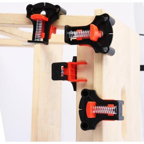 4pcs Wood Angle Clamps 60/90/120 Degree Right Angle Clamp Corner Mate Woodworking Hand Fixing Clips Tools Dropshipping