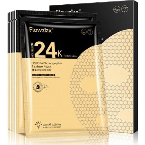 Gold Honeycomb Facial Mask Rehydration Moisturizing Pores Oil-control Anti-Aging Acne Treatment Skin Care