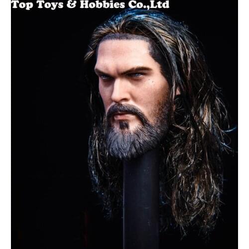 1/6 Scale 1/6 Prince of The Sea Head Sculpt Head Carved Model Toys Head For 12'' Male Figure Body Headplay Toys