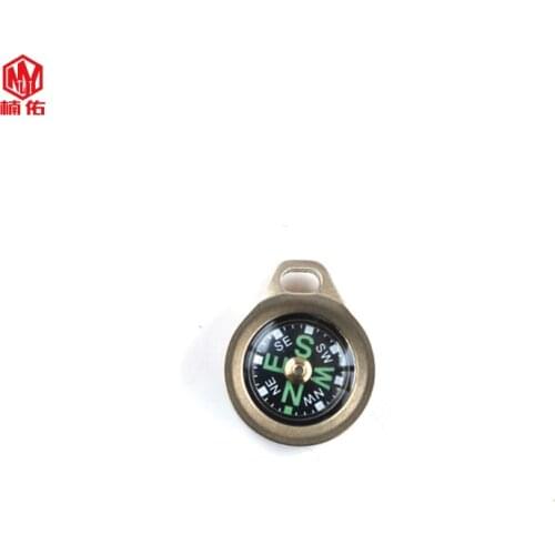 1PC Portable Mini Brass Compass Navigation Outdoor Camping Hiking Compass Navigation Emergency Tool
