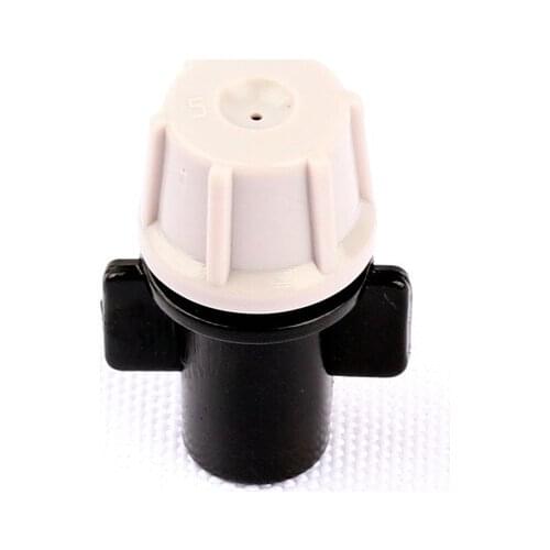 20pcs 6mm Simple Atomization Sprinkler High Quality Gray Water-saving Single Hole Greenhouse Cooling Spray Misting Nozzle