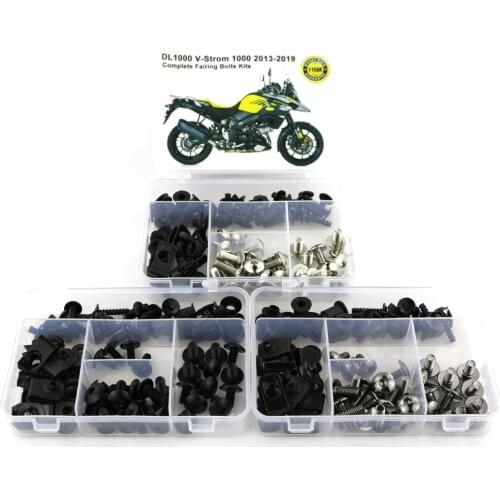 Fit For Suzuki DL1000 Vstorm 1000 2013-2019 Motorcycle Full Fairing Bolts Kit Screw Speed Nut Covering Bolts Fairing Clips Steel