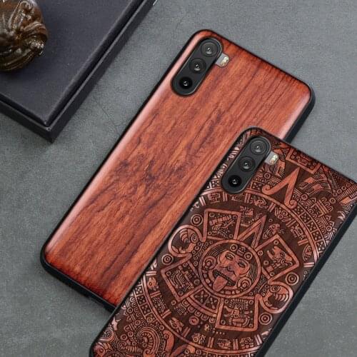 For Huawei Mate 40 Lite Case Boogic Original Wood funda Mate 40 lite Rosewood Cover Phone Case For Huawei Mate 40 lite