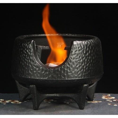 Cast iron charcoal barbecue grill table BBQ outdoor portable mini tea cooker heating stove Aromatherapy stove 003-6 small