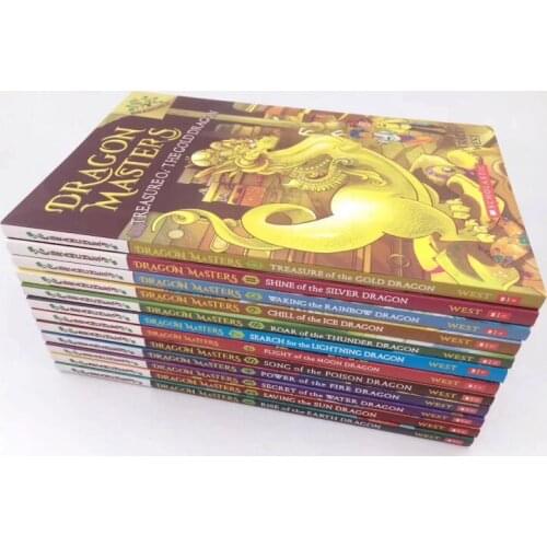 5-12 year Childrens English story book TScholastic Branches Dragon Masters book help child be reader early education 14pc/set