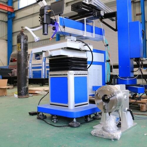 For Metal welding laser welding machine Movable Boom type laser welding machine with CW6200 water chiller