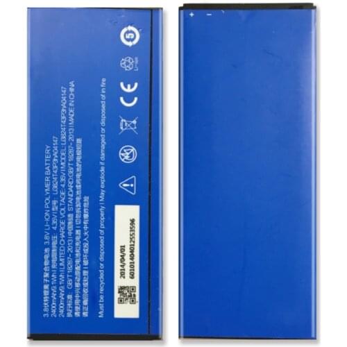 For ZTE V5 V5S Red Bull Phone U9180 N9180 V9180 2400mAh Mobile Phone Replacement Battery Li3824T43P3hA04147