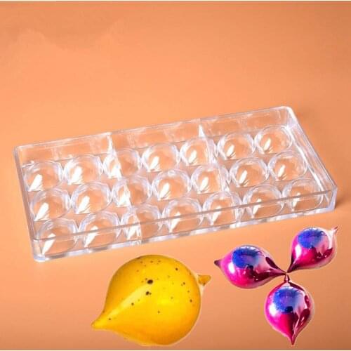 Lemon Chocolate Mold Polycarbonate Chocolate Mould New Design Chocolate DIY Mold Candy Mould
