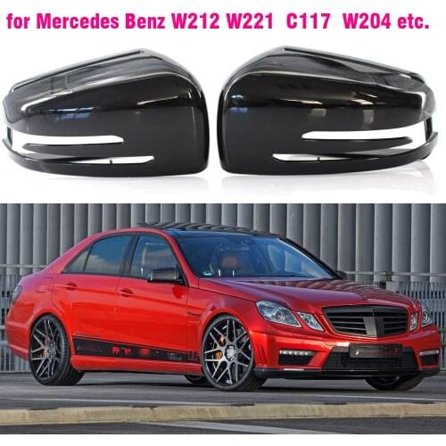 Car Side Door Rearview Side Mirror Cover Cap For Mercedes Benz W212 W176 W246 W204 W221 CLS X156 C117 C218 Parts styling