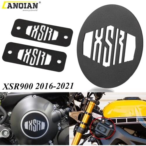 Motorcycle Powder Coated Stainless Clutch Cover Top For YAMAHA XSR900 XSR 900 2016 2017 2018 2019 2020 2021 Fuse Box Tops Plates