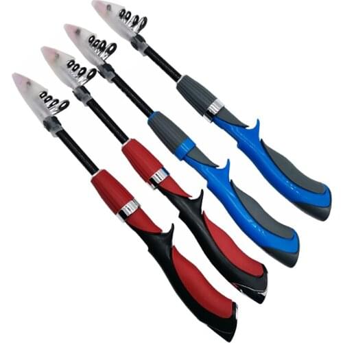 New Super Hard Mini Fishing Rod 1.2m/1.5m FRP ice fishing Rod rivers and lakes fishing Equipment Practical Tool