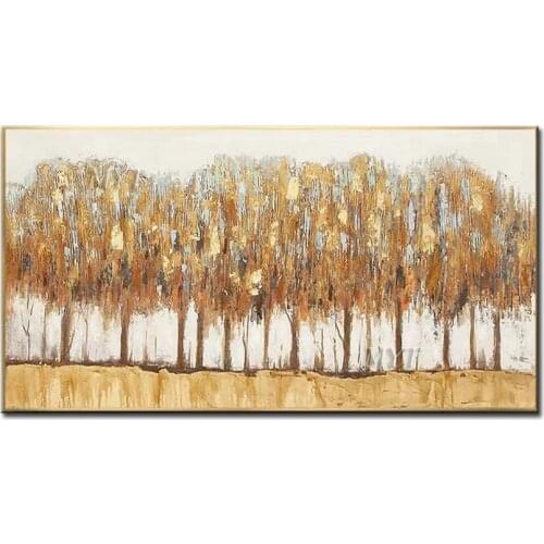 Autumnal Art Creation Abstract Oil Painting Wall Art Home Decor Picture Modern Hand Painted Oil Painting On Canvas Unframe