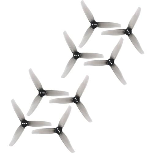 4 pairs Gemfan 3016 Propeller with 1.5m/2mm Mounting Hole 3 inch 3-Paddle CW CCW PC Props For FPV Racing Drone