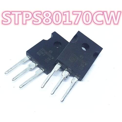 Tested good quality STPS80170CW STPS80170 PS80170CW PS80170 80170 TO-247 diode 80A/170V Free shipping