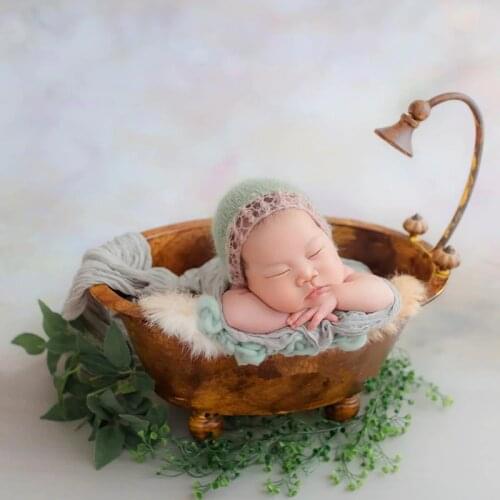Newborn photophy props iron bathtub creative retro do old style baby bathtub photo accessories