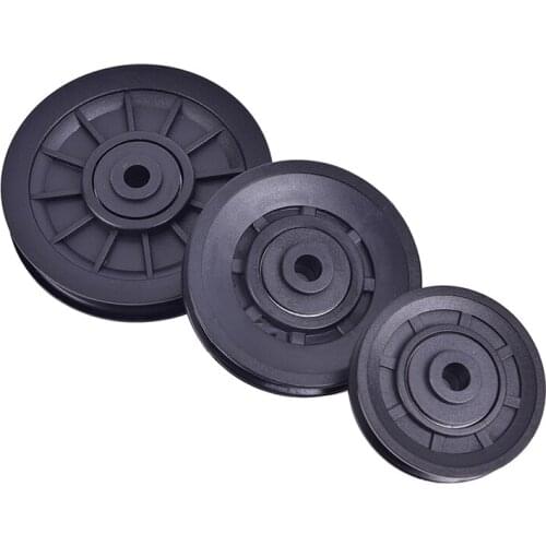 4 Pcs/Lot Wholesale Universal 70mm/90mm/105mm Diameter Wearproof Nylon Bearing Pulley Wheel Cable Gym Fitness Equipment Parts