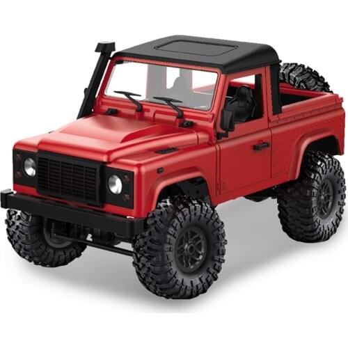 High Speed Mini Car MN-D91 RC Rock Crawler Car 1/12 4WD 2.4G Remote Control Off-Road RC Car Led Light RTR