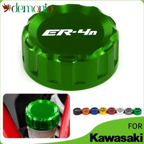 Motorcycle Rear Brake Fluid Cylinder Master Reservoir Cover Cap Guard For KAWASAKI ER4N ER6N ER6F ER-4N ER-6N ER-6F ER 6N 4N 6F