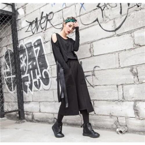 Wide-legged women 2021 Autumn and Winter Europe and the United States new style qifen trousers casual loose straight trousers