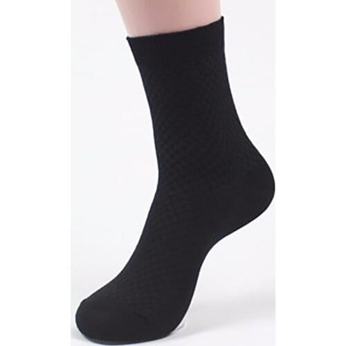 1 Pcs Fashion Mens Sock Mens Bamboo Fiber Sock New Arrival Mens Casual Sock Comfortable 5 Colors By Random#265968