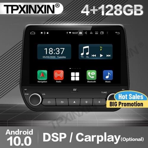128G Carplay Car Radio 2 Din Stereo Receiver Android 10 For Ford Ecosport Fiesta 2017-2018 GPS Player Audio Recorder Head Unit