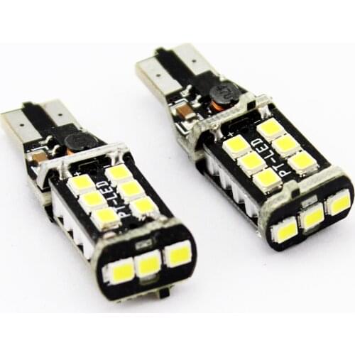 2 x T10 W5W Car Clearance Width Dashboard 194 Car Bulb Door License light CanBus No Error 12V 6000K White