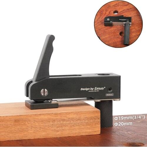 Woodworking Desktop Quick Acting Hold Down Clamp Desktop Clip Fast Fixed Clip For Woodworking Benches 19/20MM Hole Tool