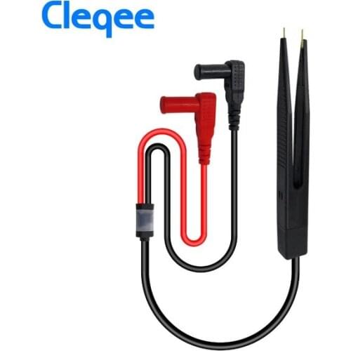 Cleqee P1510 SMD Chip component LCR testing tool Multimeter tester meter Pen probe lead tweezers for FLUKE for Vichy