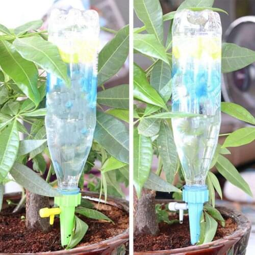 Household Garden Tools Automatic Plant Self Watering Device Indoor Outdoor Adjustable Water Flow Flower Drip Irrigation Device
