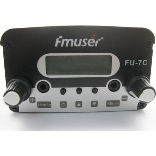 FMUSER FU-7C 7w stereo PLL broadcast transmitter 76MHz~108MHz