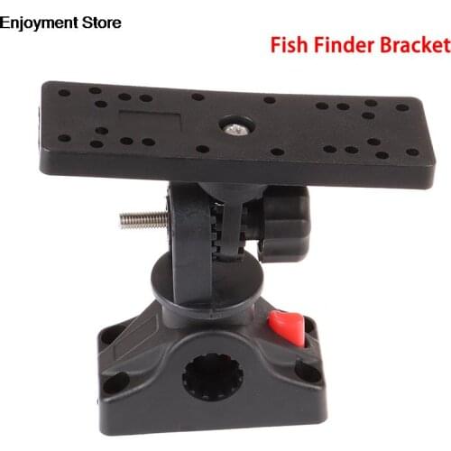JULYHOT Universal Marine Electronic Fish Finder Mount Fishfinder GPS Plate Rotating Boat Supporter