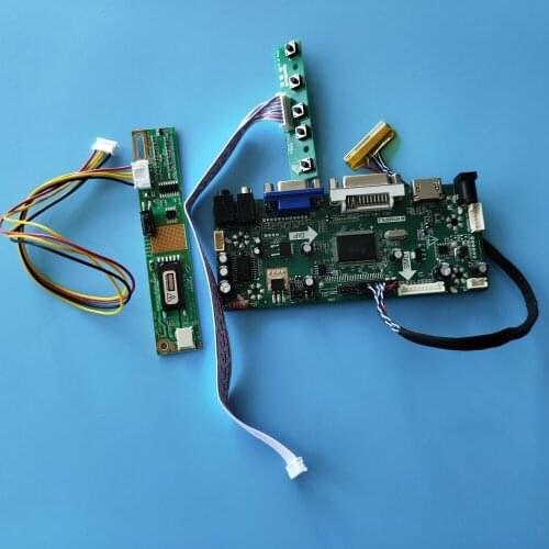 Kit for N154C1-L03/L02/L01 LCD Audio Display panel HDMI+DVI+VGA monitor 1440x900 screen Controller Board 30pin M.NT68676 15.4"