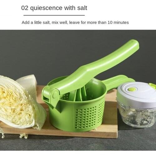 Kitchen Salad Spinner Manual Fruit Vegetables Dehydrator Cleaner Green