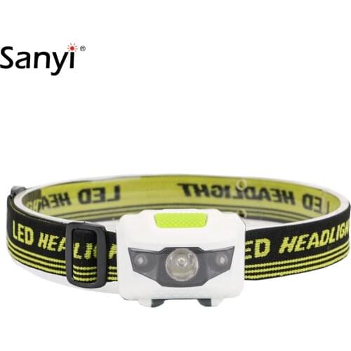 Mini Head Lamp 4 Modes Waterproof 800Lm R3+2 LED Flashlight Powerful Headlight Headlamp Torch Lanterna with Headband Use 3*AAA