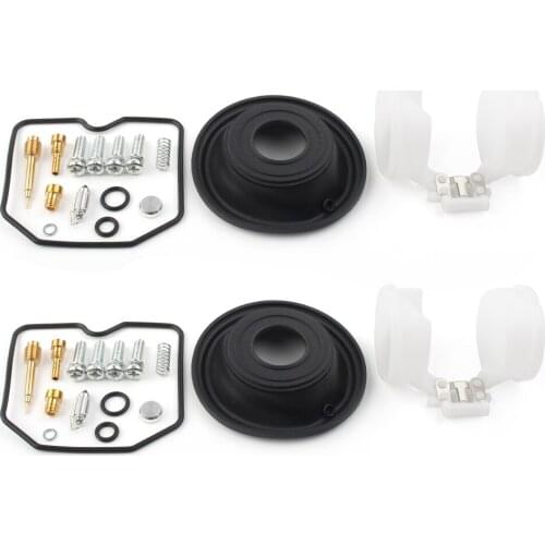 2 Sets Motorcycle Carburetor Rebuild Repair Kits Plunger Diaphragm For KAWASAKI Vulcan 500 EN500 1991-1995