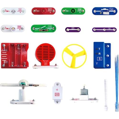 DIY Physical Scientific Experiments Circuit Kit Excellent Electronic Building Blocks Components Children Educational Manual Toys