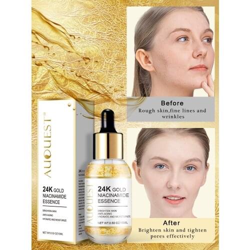 Golden Ampoule Essence Brightening and Firming Moisturizing Liquid 24k Gold Niacinamide Vc Liquid SK88