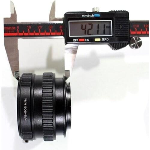 Pixco Adjustable Macro to Infinity Lens Adapter Suit For Nikon G Lens to Canon EOS M10 M3 M2 M1 Camera