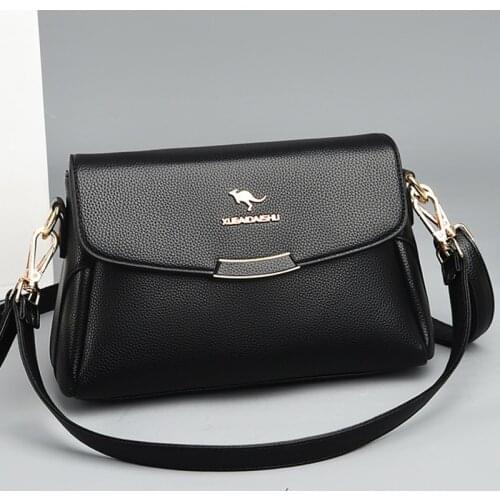 Casual Crossbody Bags for Women 2021 New PU Leather Shoulder Bags Luxury Designer Handbags Large Capacity Ladies Tote Bag Sac