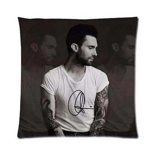 Luxury Printing Fashion Maroon 5 Adam Levine Pillowcase Cover 16x16 18x18 20x20 24x24 Square Zippered Speical Pillowcase